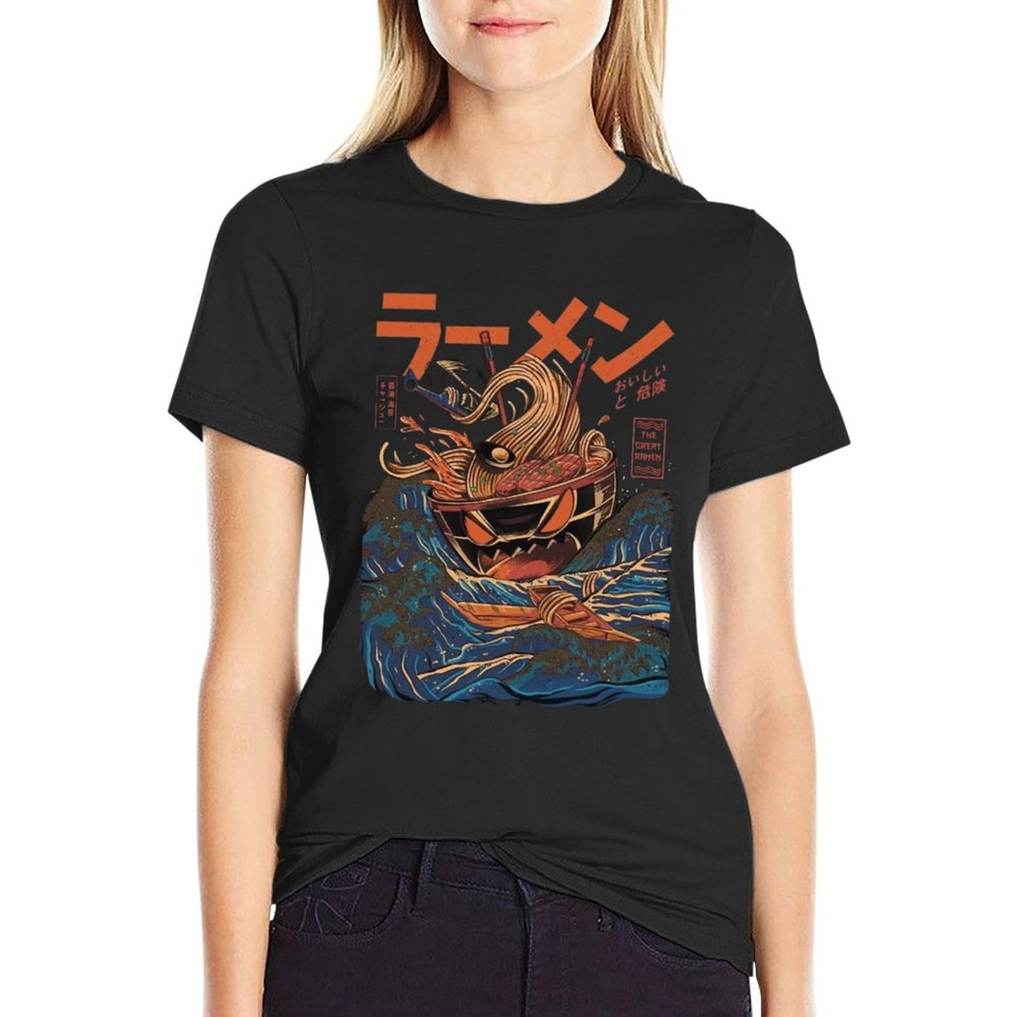 The Great Ramen Off Kanagawa  Trendy Pattern T-Shirt
