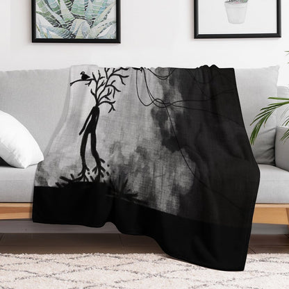 RISE AND FALL Throw Blanket