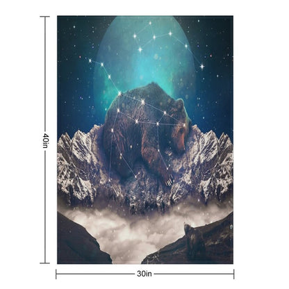 Under The Stars  Ursa Major Throw Blanket