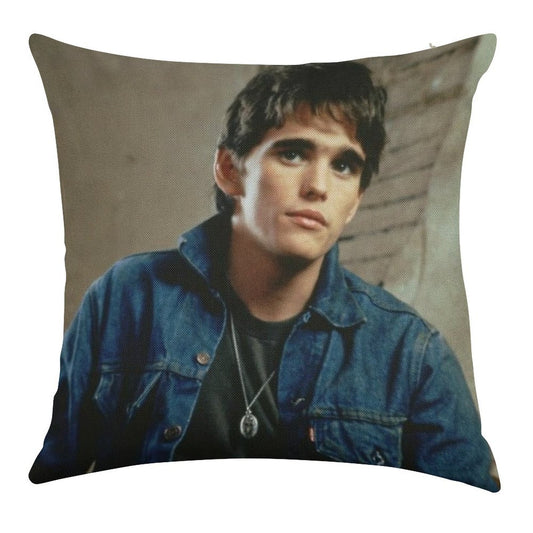 Dally Winston Linen Throw Pillow Cover
