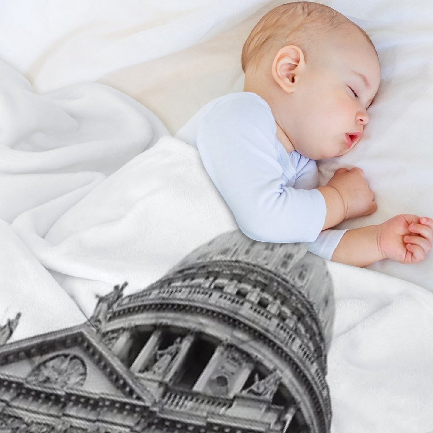 London Street Photography Print Throw Blanket