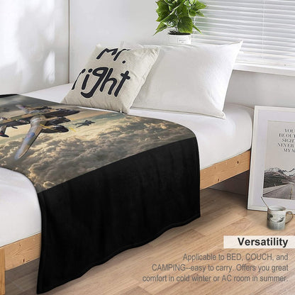 Avro Lancaster Throw Blanket