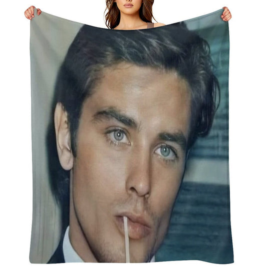 Alain Delon Throw Blanket