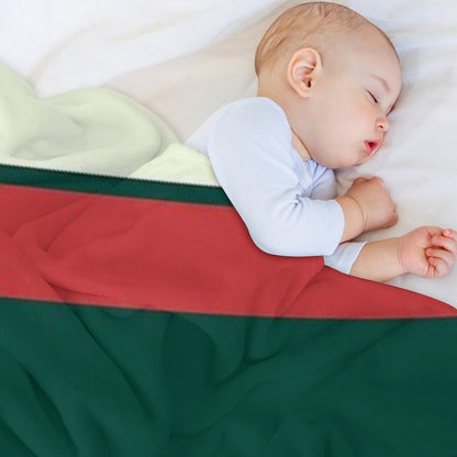 Leicester Tigers Colour Code Throw Blanket