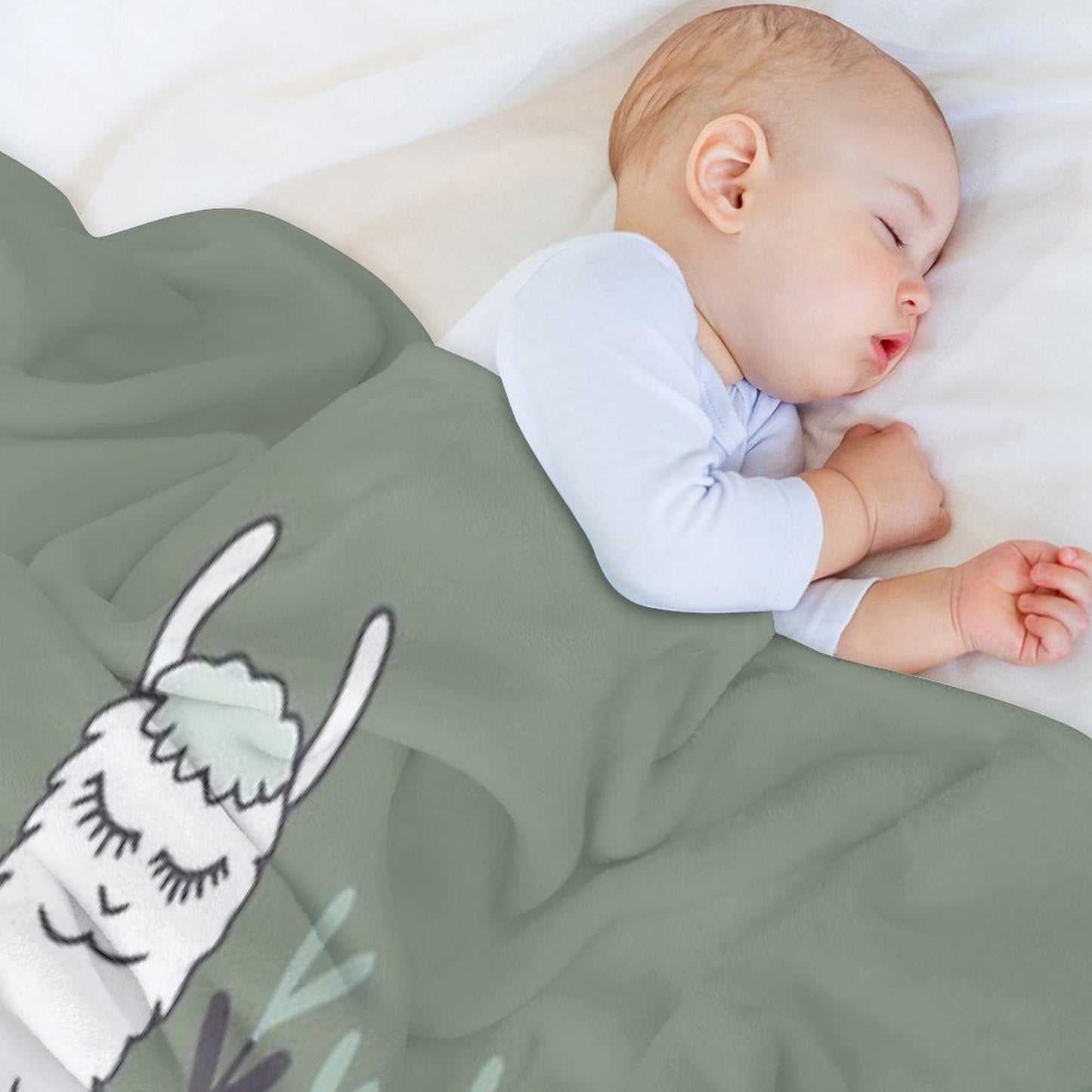 Smug Llama Throw Blanket