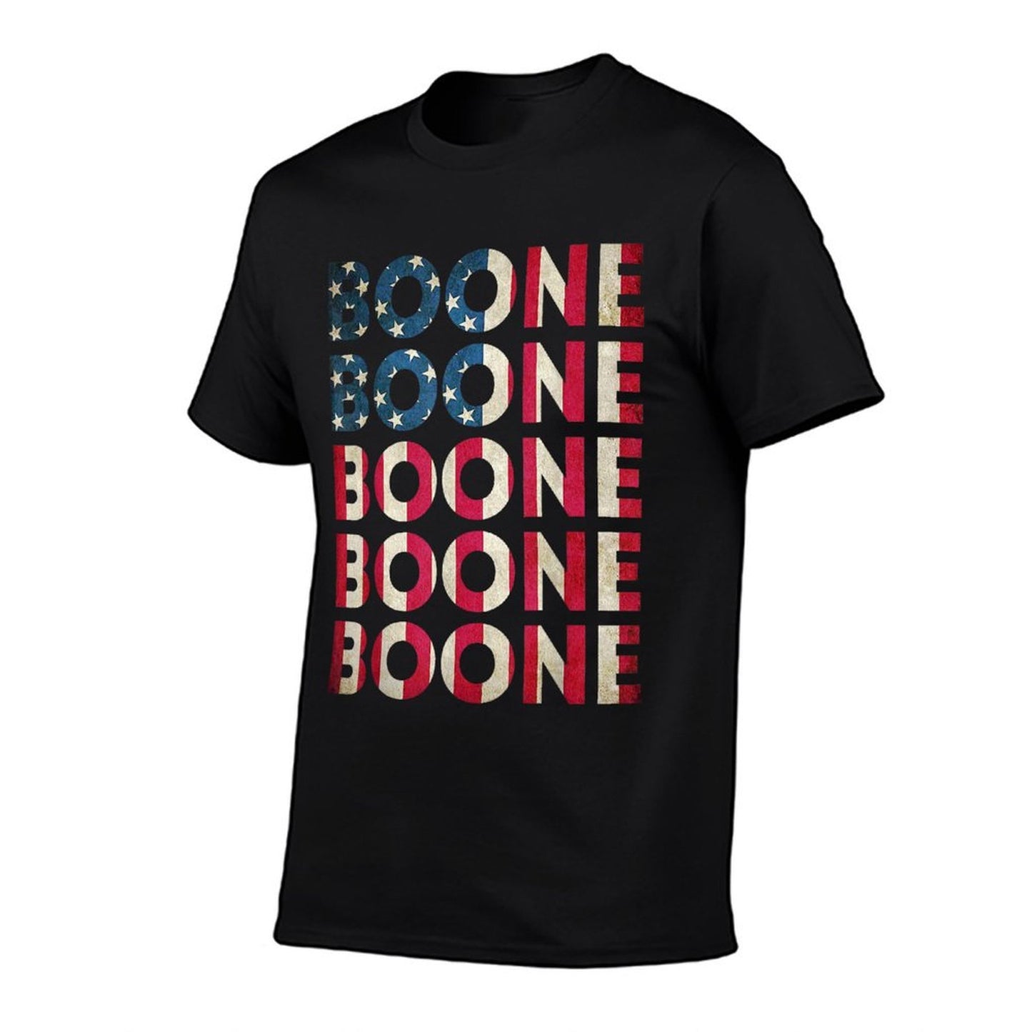 Boone Personalized Name Vintage Retro US Woman Man  Summer-ready Fabric T-Shirt