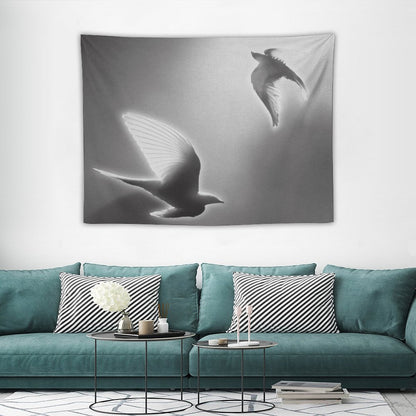 Doves, ‘25 on Blank Canvas Tapestry