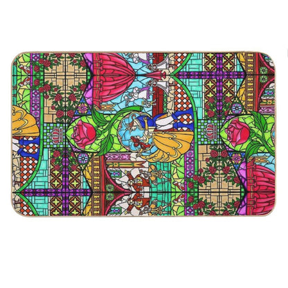 Patterns of The Stained Glass Window Bath Mat