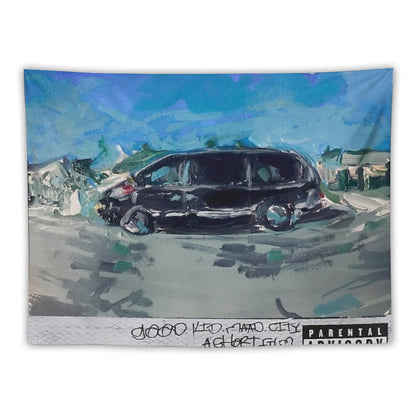Acrylic Painting - Kendrick Lamar Good Kid Mad City Tapestry