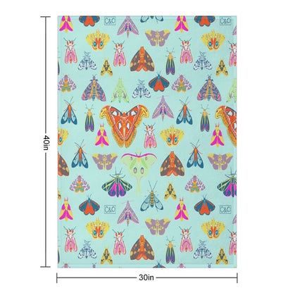 Lots of Lepidoptera Throw Blanket