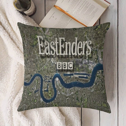 EastEnders Linen Throw Pillow Cover