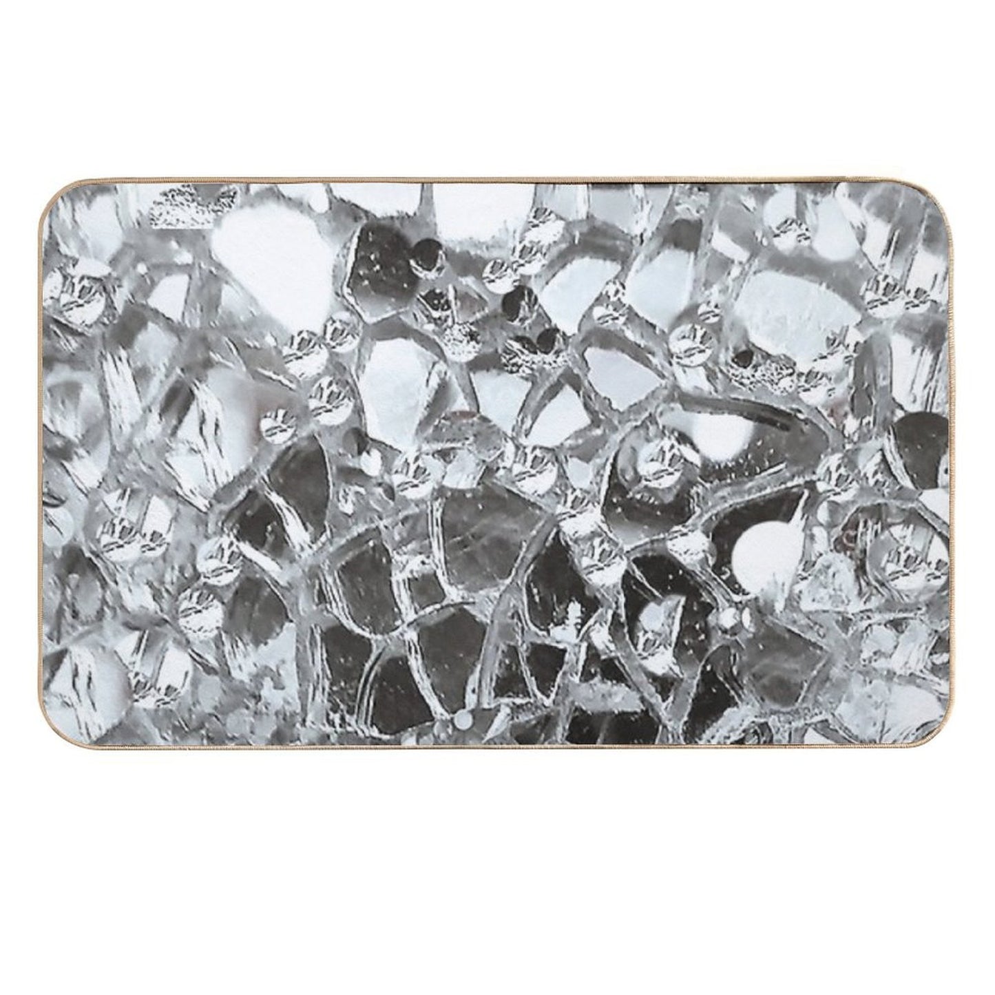 Photographic Image of Mirrors And Glass  Odorless Bath Mat