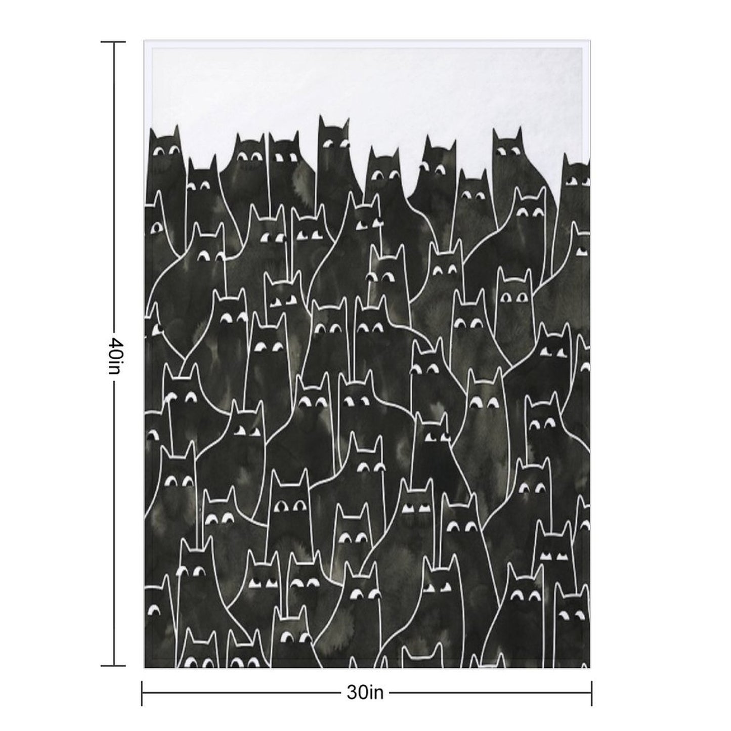 Suspicious Cats Throw Blanket