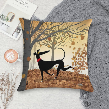Autumn Hound Soft Anti-Pilling Throw Pillow