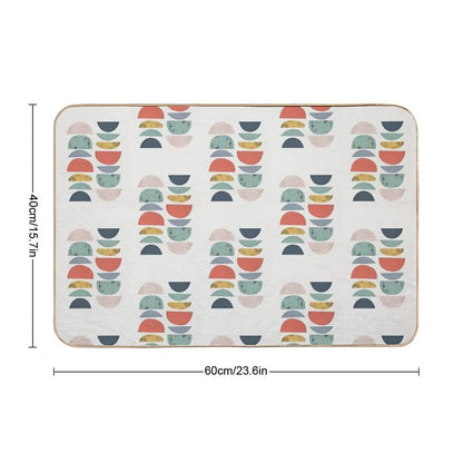 Mid Century Retro Bath Mat