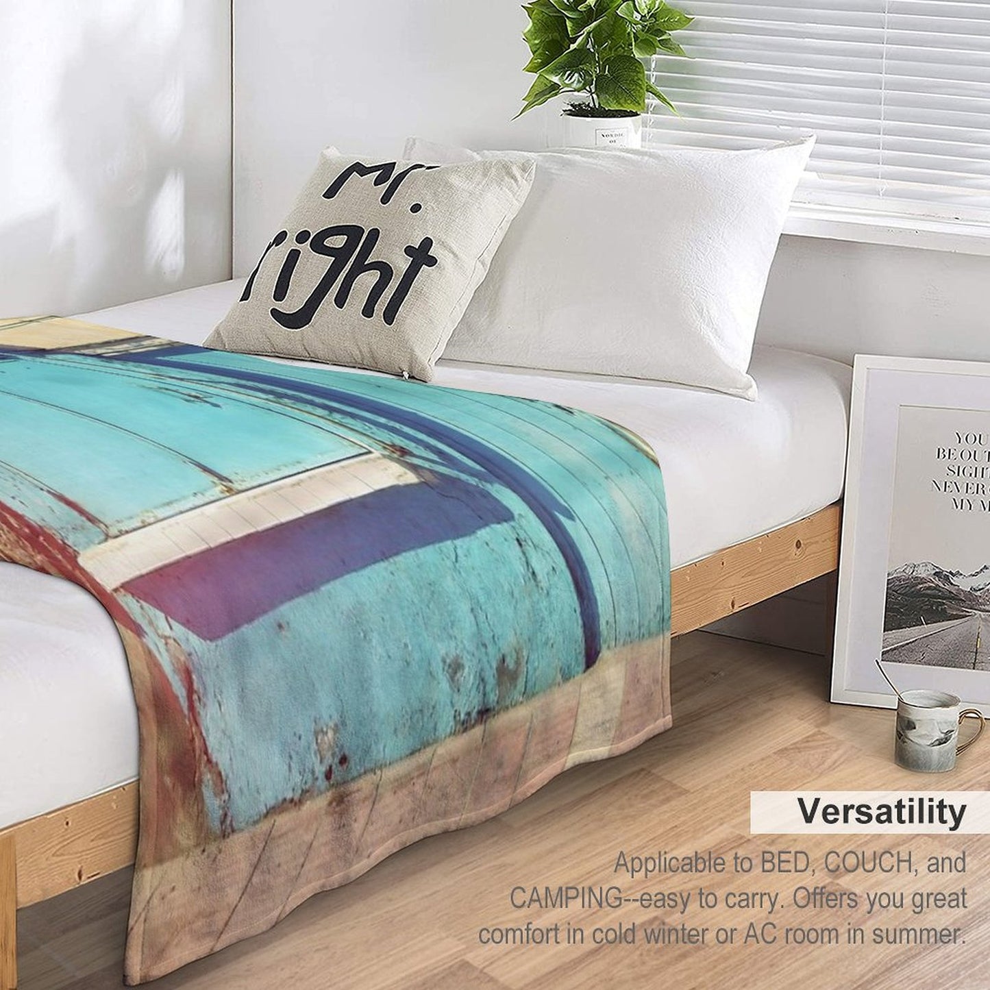 Sunday in Morocco Throw Blanket