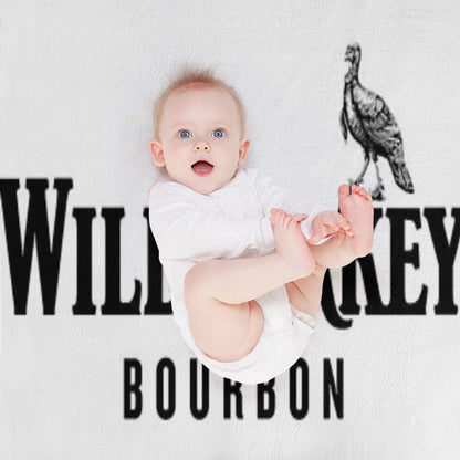 Wild Turkey Bourbon Cap Throw Blanket