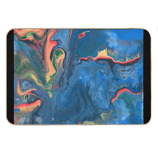 Molten Waves Bath Mat