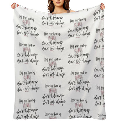 Perfect Now by LouisT - Digital Lettering Throw Blanket