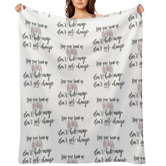 Perfect Now by LouisT - Digital Lettering Throw Blanket