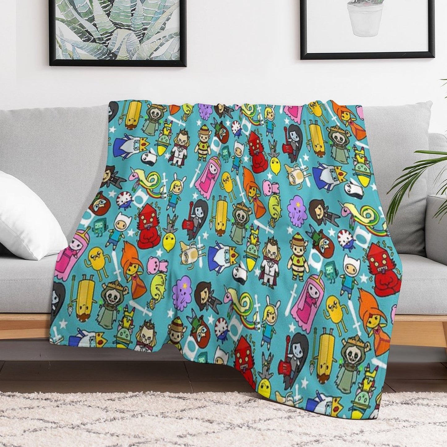 Time for Adventures Throw Blanket