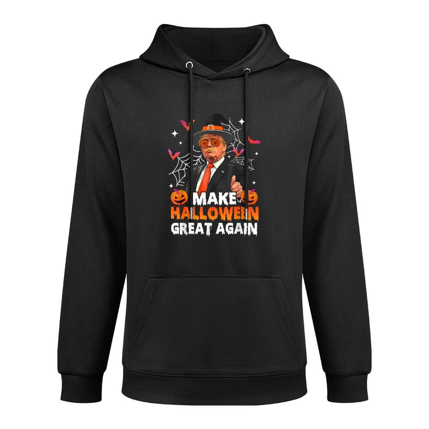 Make Halloween Great Again Funny Trump Spooky Season Witch Versatile Streetwear Hoodie
