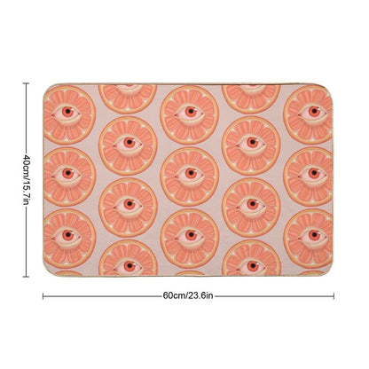 Seeing Orange  Versatile Bath Mat