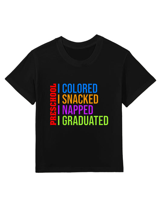 Preschooler Graduation - Preschool Graduation Boy Girl Kids T-Shirt