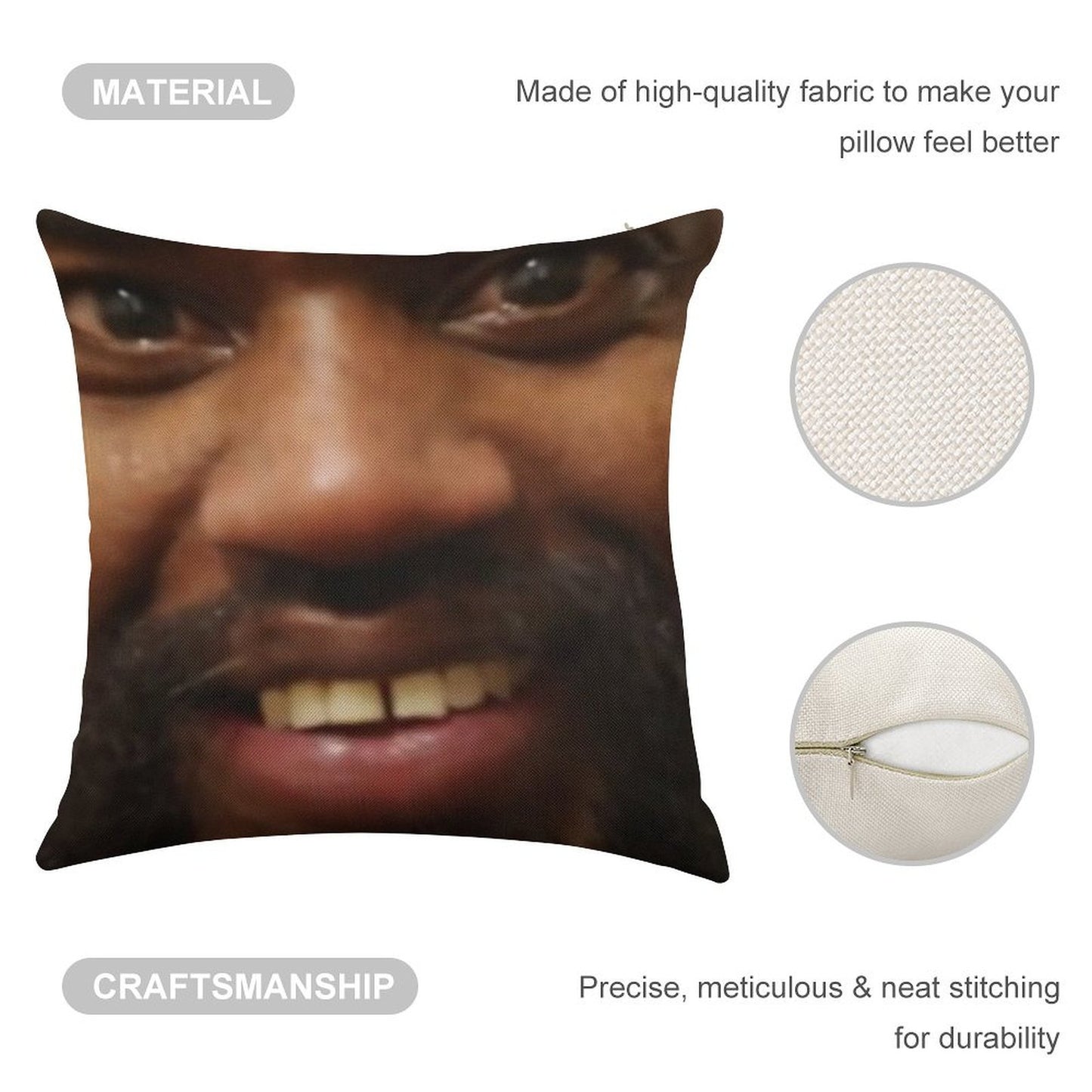 MC Ride Linen Throw Pillow Cover