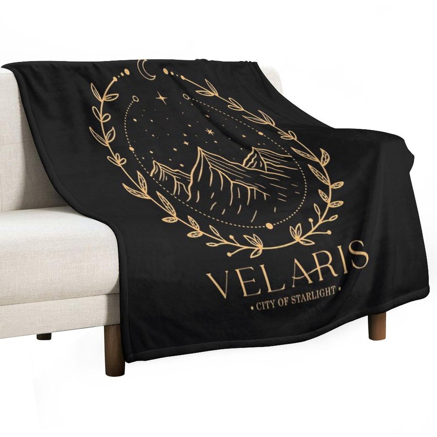 Acotar Velaris City Of Starlight The Night Court Throw Blanket