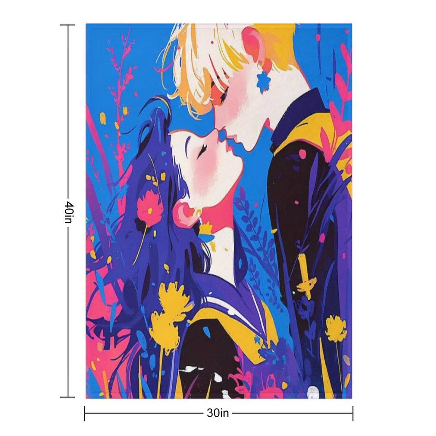 Spring Love Throw Blanket