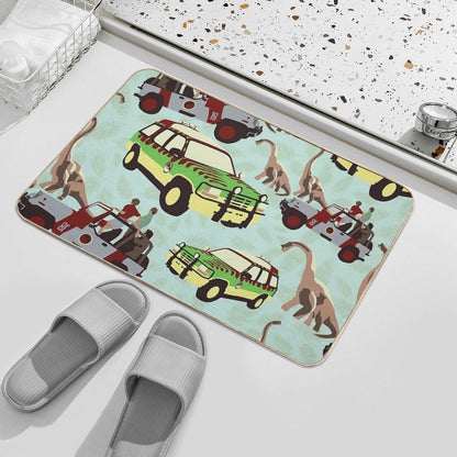 Jurassic Ride Bath Mat