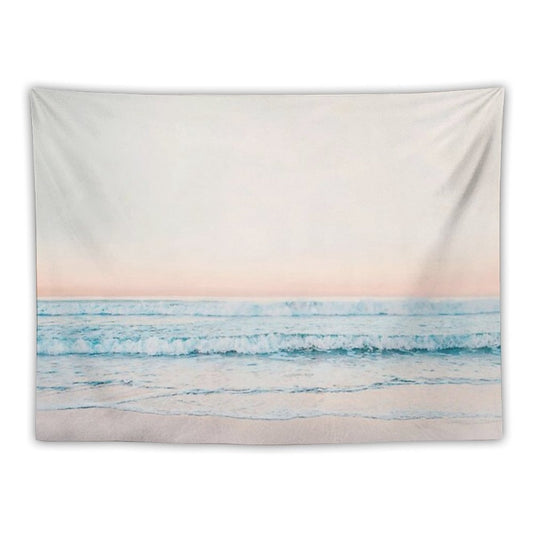 Minimalist Ocean Print Tapestry