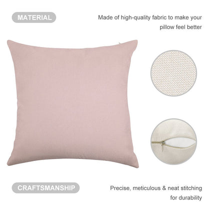 BEAUTIFUL COLORS  BLUSH PINK  COTTON CANDY  LIGHT PINK OVER 100 SHADES OF PINK AT OZCUSHIONS Linen Throw Pillow Cover