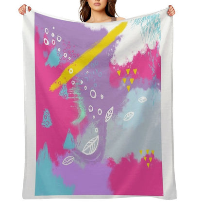 Be Bright New Design by What-Katy-Loved Throw Blanket