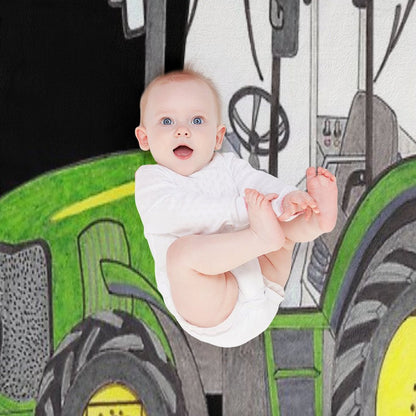 TRACTOR Throw Blanket