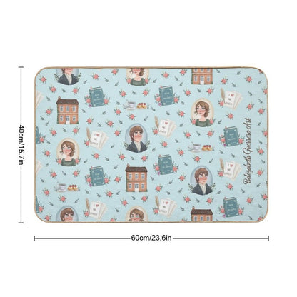 Pride And Prejudice - Jane Austen Inspiration Bath Mat