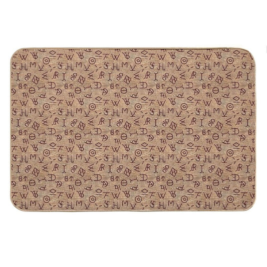 Cattle Brands Bath Mat