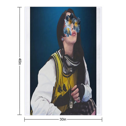 Spotlight on Billie Eilish Throw Blanket