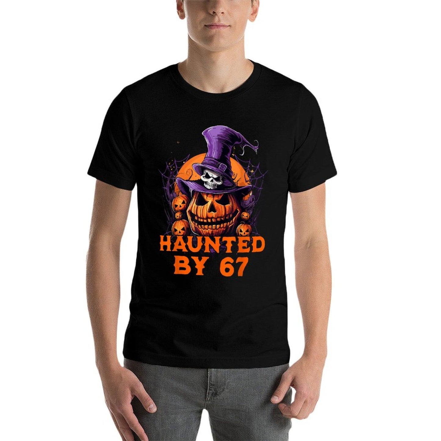 Haunted by 67 Six Seven 6 7 Funny Halloween Costume  Affordable Price T-Shirt