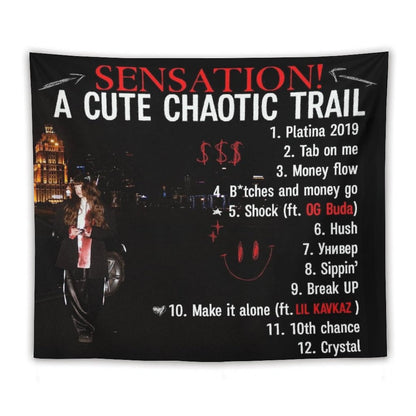 SENSATION! A Cute Chaotic Trail Tapestry