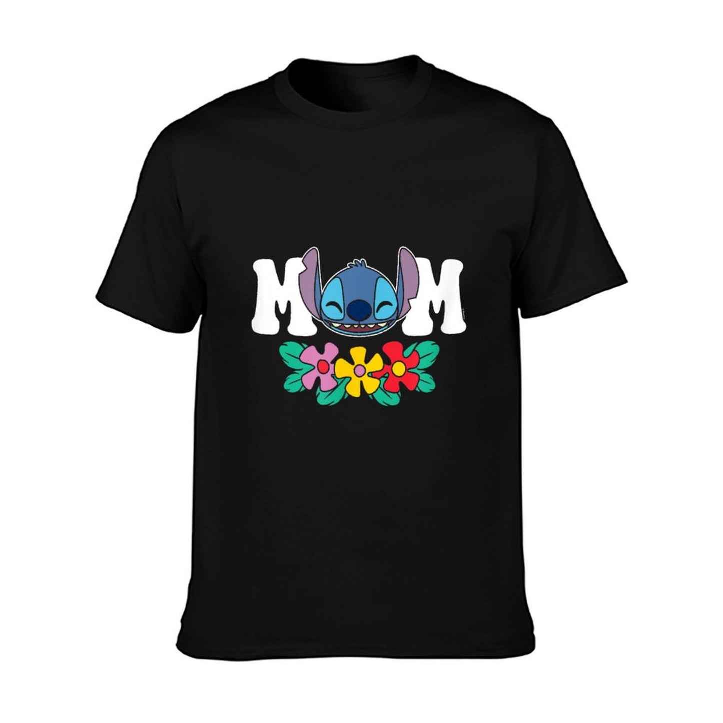 Lilo & Stitch - Mom Floral Flowers T-Shirt