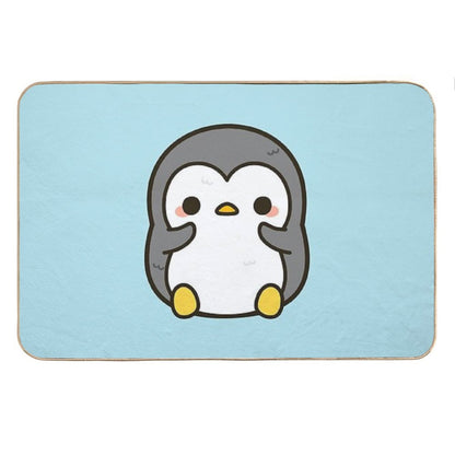 Shy Penguin Bath Mat