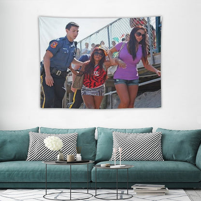 Snooki Getting Arrested on The Beach Tapestry