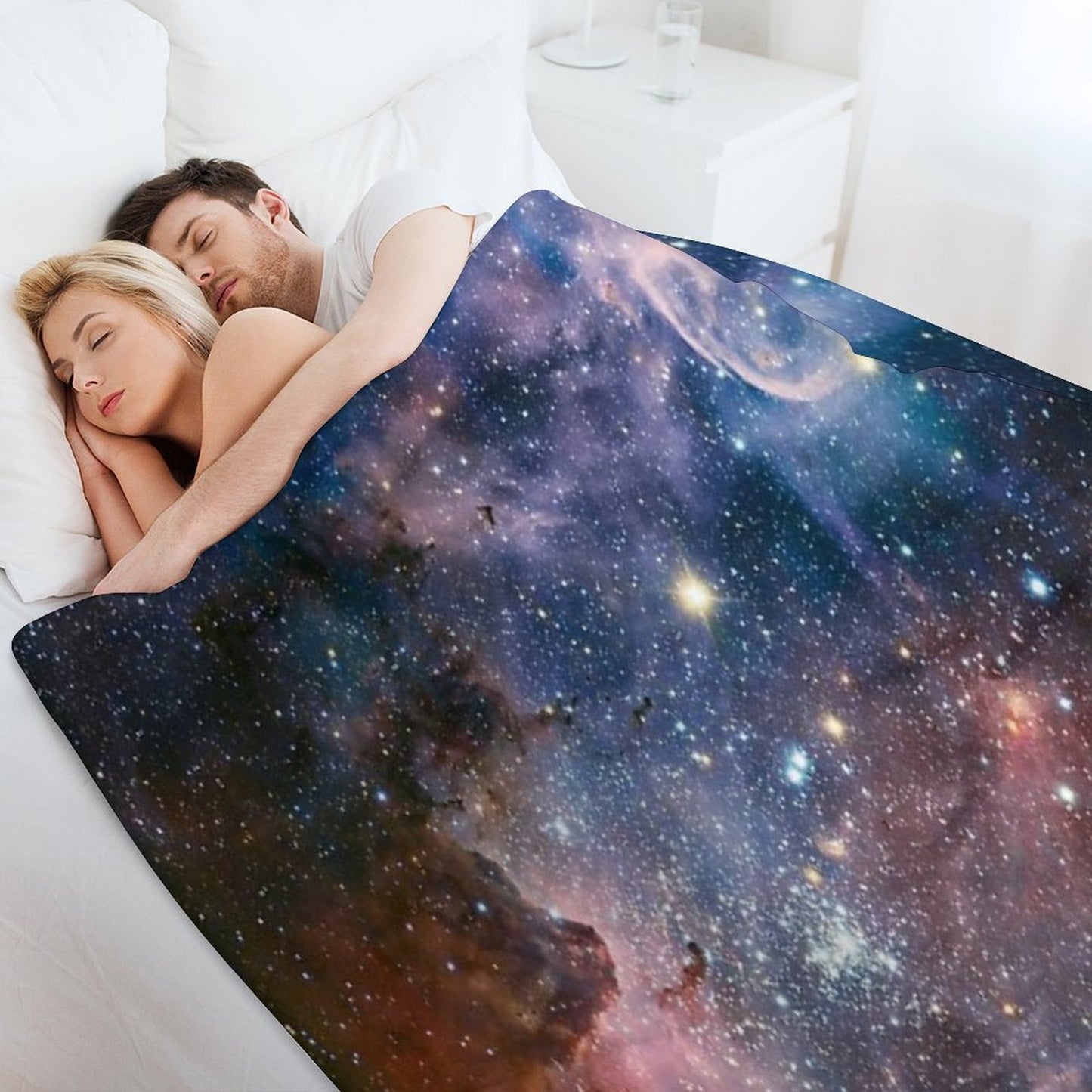 Galaxy - Nebula 01 Throw Blanket