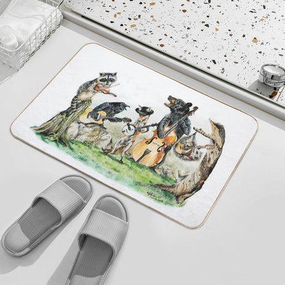 Bluegrass Gang -  Wild Animal Music Bath Mat