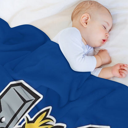 Barrie Colts Ontario Hockey Throw Blanket