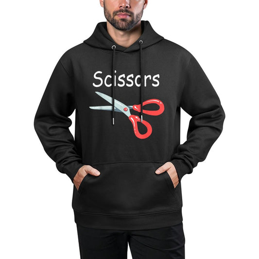 Rock Paper Scissors Matching Halloween Costumes Colorfast Hoodie