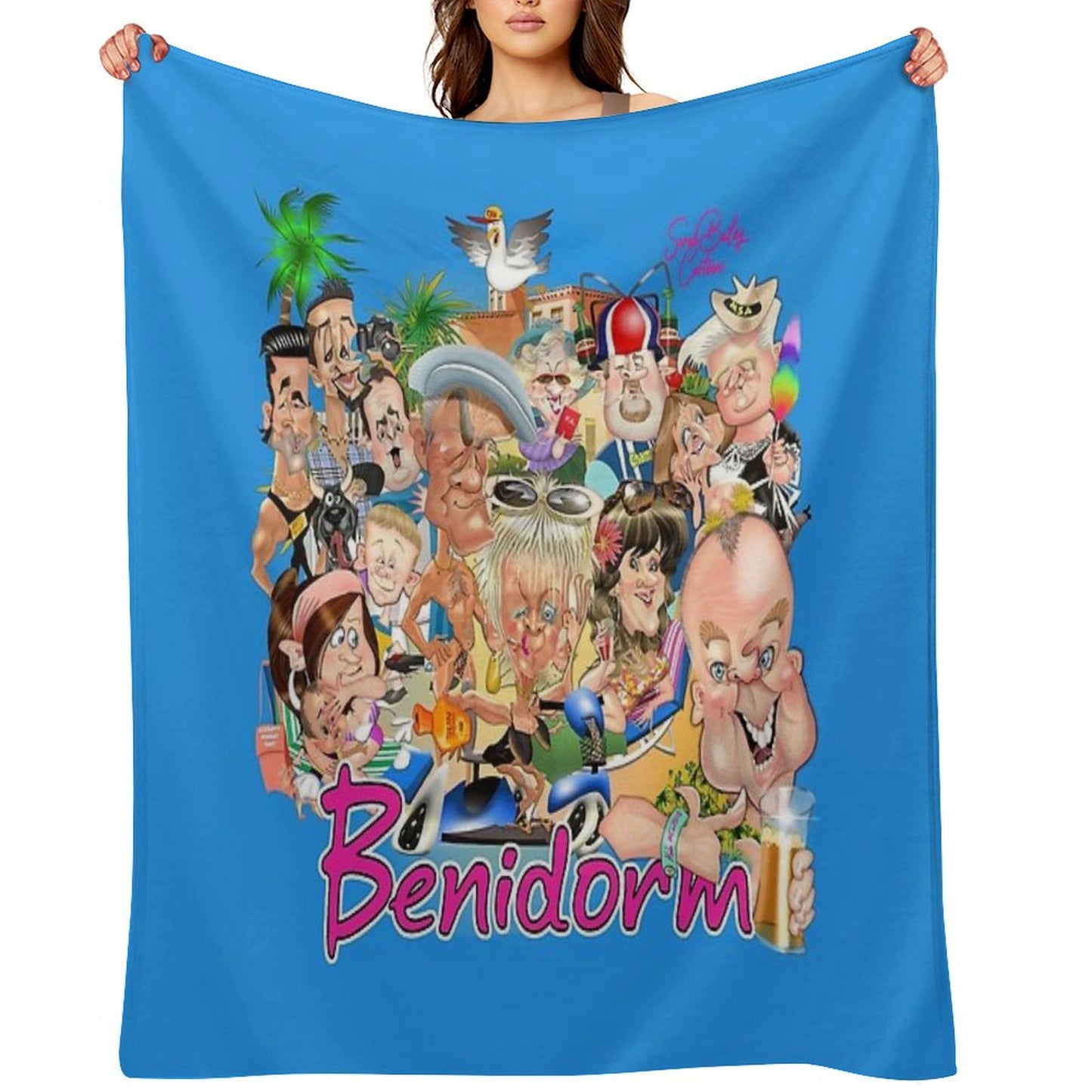 Benidorm! Throw Blanket