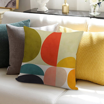 Mid Century 3 Soft Easy Maintenance Throw Pillow